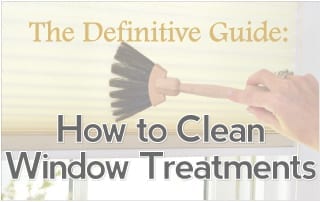 How to Clean Window Blinds, Shades and Curtains
